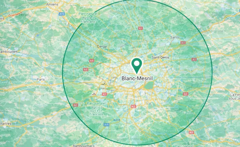 Electricien Paris tous arrondissements - Carte intervention Denki Solutions