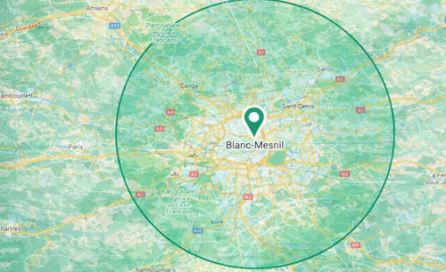 Electricien Paris tous arrondissements - Carte intervention Denki Solutions